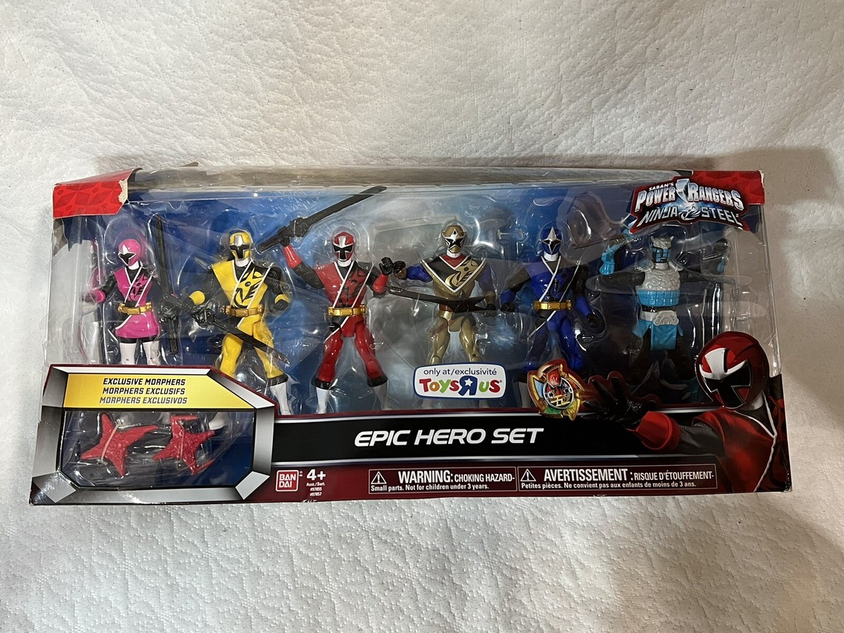 Power Rangers epic hero set Action 6-Pack Toys R Us Exclusive | eBay