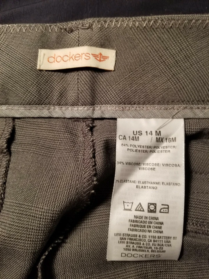 Women's Dockers Business Dress Pants 14M W36xL32 - Image 4 of 4