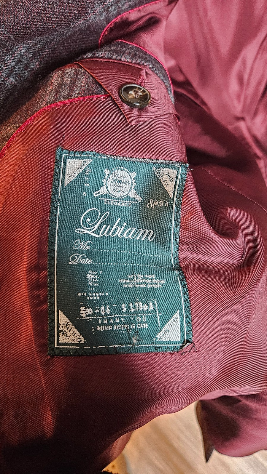 Lubiam 1911 Sportcoat 42R EU52! Italian Luxury Blazer!$800 image 4