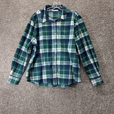 Lee Riders Men's Button Up Fleece Green X-Large