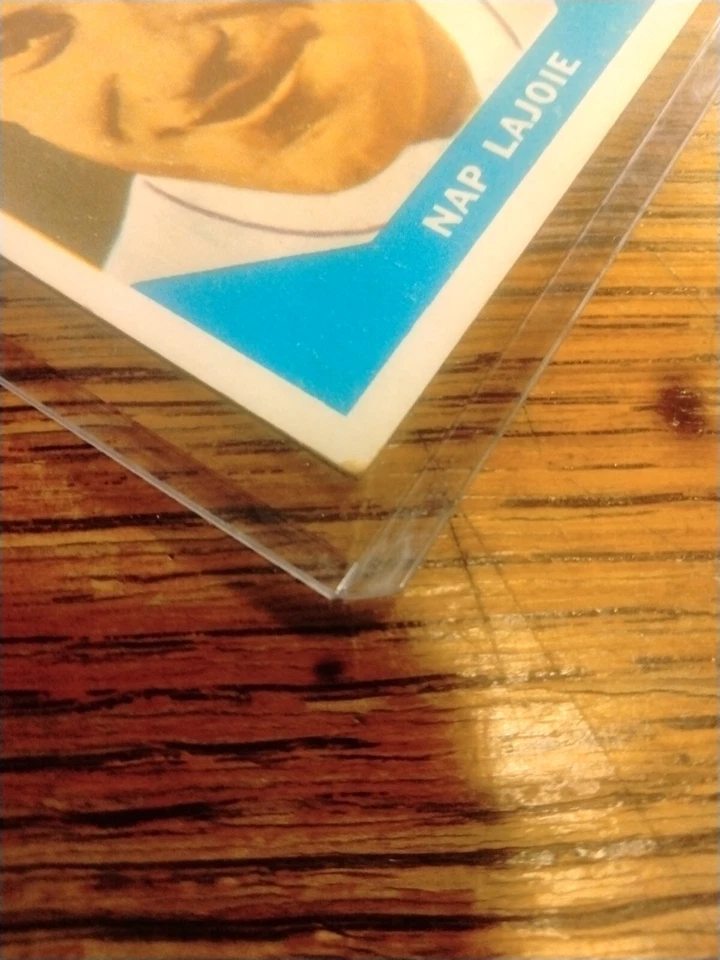 Tarjeta Fleer Nap Lajoie 1960 #1 lote de 3 cartas raras M16 Foto 3 de 4