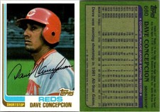 1982 Topps Baseball #660 Dave Concepcion