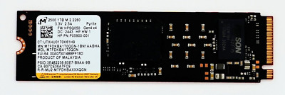 Micron 1TB 2500 PCIe Gen4x4 M.2 2280 NVMe SSD HP P05900-001