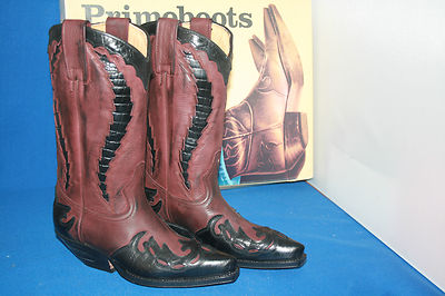 Prime Boots Cowboystiefel westernstiefel  stiefel neu gr. 39  marron croco negro