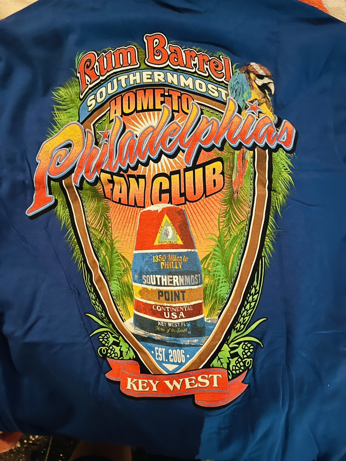 Rum Barrel Key West Sz S LIMITED ED Southernmost Philadelphia’s Fan