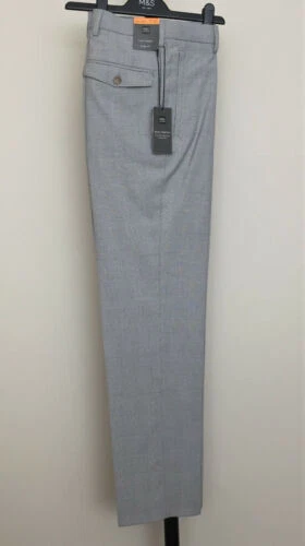Marks and Spencer Grey Trousers for Men
