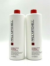  NEW  2 PACK Paul Mitchell Flexible Style Fast Drying Sculpting Spray 33.8 oz