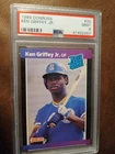 1989 Donruss - Rated Rookie Ken Griffey Jr #33 *Denotes on Back (RC)