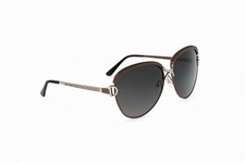 DONATI WOMEN'S SUNGLASSES TEA COLORED FRAME BLACK LENS