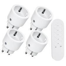 Funksteckdosen Set mit Fernbedienung 80 m Reichweite 10A