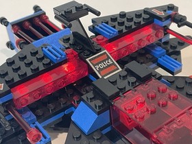 Lego 6781 Space Police Light Up SP-Strike Spaceship 100% Complete w/ Manual