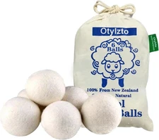 Wool Dryer Balls 6-Pack, Drying for Laundry,Reusable As Natural Fabric... 