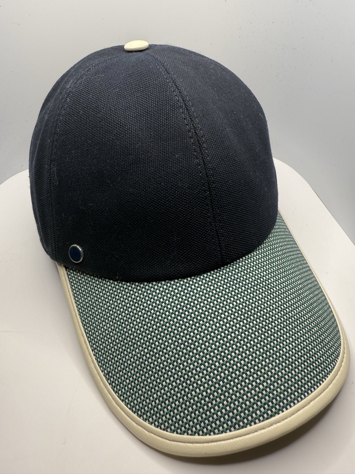 Hermes Femme Tess Pop Toile Hat Cap Size 57