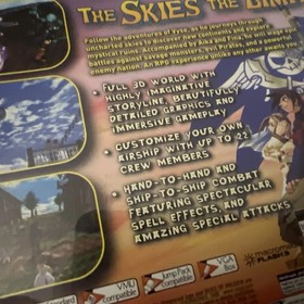 Original Skies of Arcadia (Sega Dreamcast)Case and Artwork Only No Game&Manual 