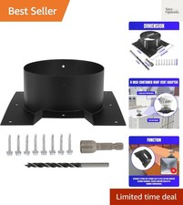 8 Inch Shipping Container Roof Vent 8" for Whirlybird Turbines, Round Chimney...