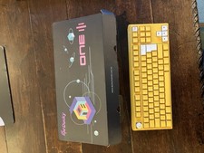 Ducky One 3 TKL Mechanical Keyboard – Yellow – Cherry MX Silent Red