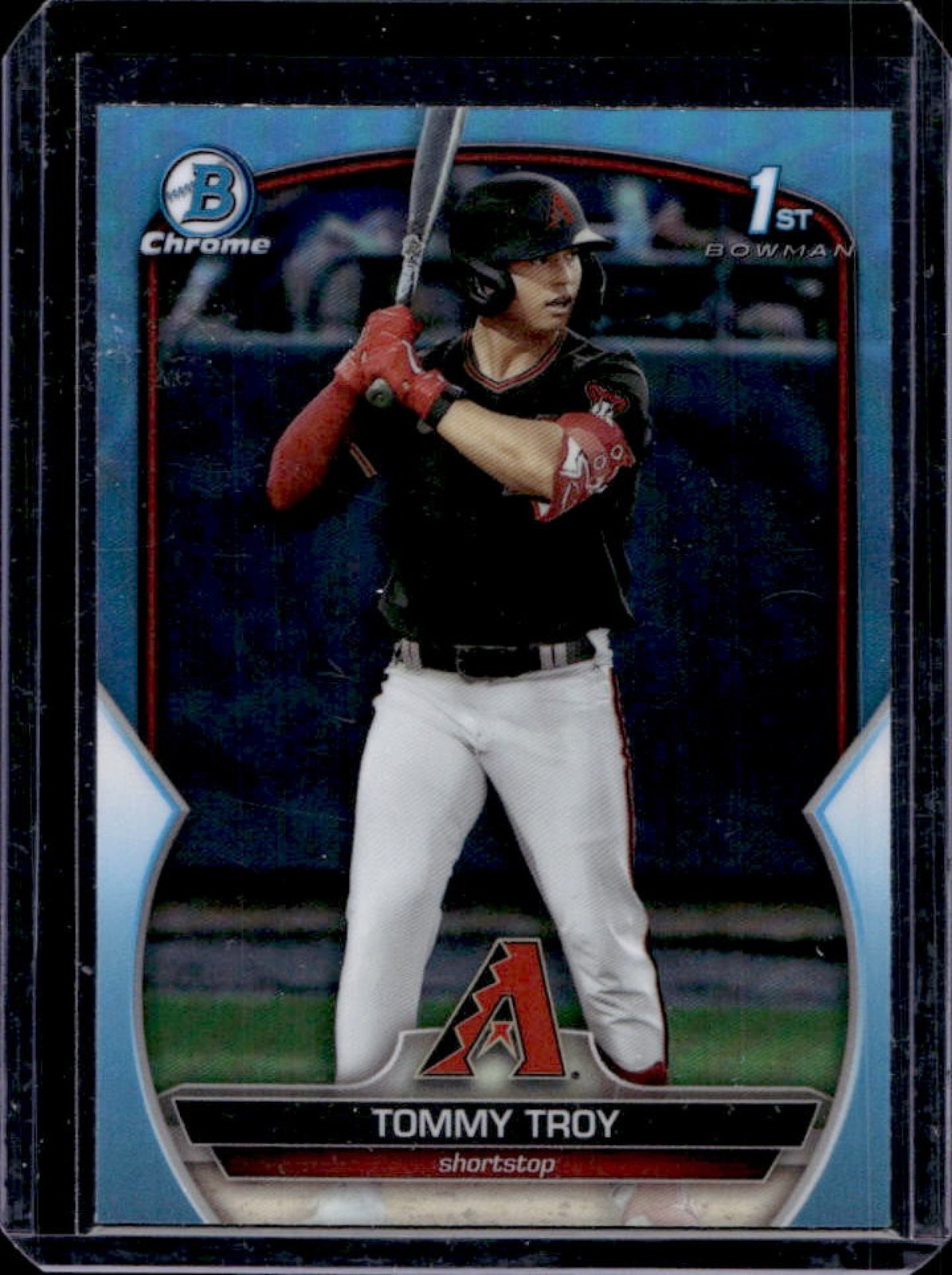 2023 Bowman Draft Tommy Troy Chrome Sky Blue Refractor 1st Prospect #BDC-103