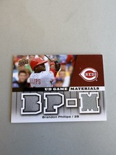 2009 Upper Deck - Ud Game Materials Brandon Phillips #GM-BP (MEM)