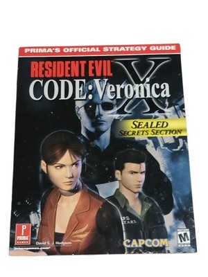 Resident Evil Code Veronica X Prima Strategy Guide PS2 Capcom Sealed Secrets