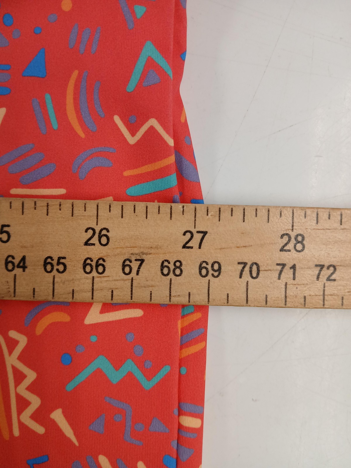 Birdie Bound Polo Shirt Mens 3XL Red Multicolor Geometric Golf Stretch Easy Care