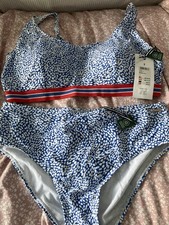 Joules Blue and White Bikini 16