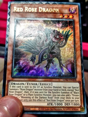 Yu-Gi-Oh! Ultimate Rare Style Red Rose Dragon