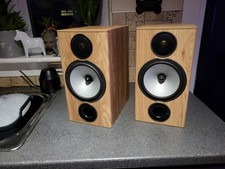 Monitor Audio BX2 Natural Oak Bookshelf Speakers Pair Hi-Fi Sound
