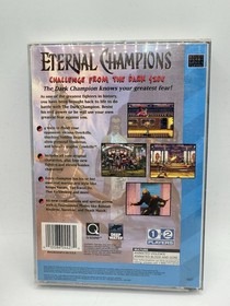 Eternal Champions: Challenge From the Dark Side Sega CD 1994 CIB Clean Disc