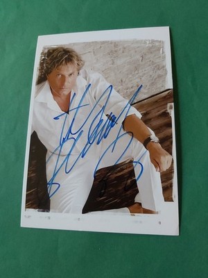 Bernhard Brink, music, autograph card 