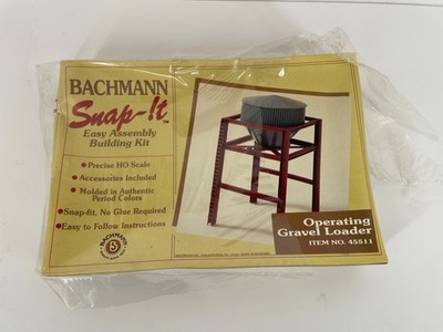 Bachmann Snap-It HO Scale Operating Gravel Loader Kit #45511 - New Sealed