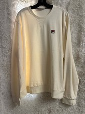 Fila Cream Crewneck Sweatshirt - Classic Logo