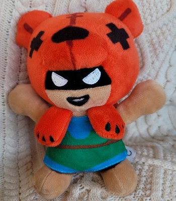 Official Supercell Brawl Stars Nita Plush Doll Bear Hat Stuffed Animal 7'' NWOT