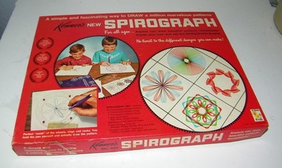 Kenner's Spirograph No 401 Complete Set w/ Booklet Paper Pens Pins 1967 N.M.