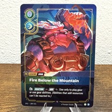 Ornn - Fire Below the Mountain SFD 189/221 Foil Rare Spiritforged Riftbound — live eBay listing