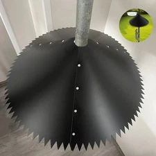 Bird Feeder Pole Baffle Protection Reusable Simple Installation Decor Bird House