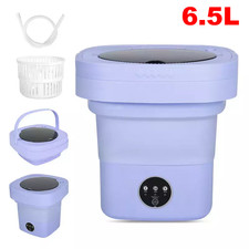 6.5L/9L/12L Portable Washing Machine Mini Washer Foldable Washer and Spin Dryer