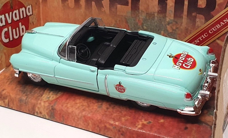 Cadillac Conversível Welly Havana Club Escala 1/43 WHC01 - 1953 - Azul Lt - Imagem 2 de 4