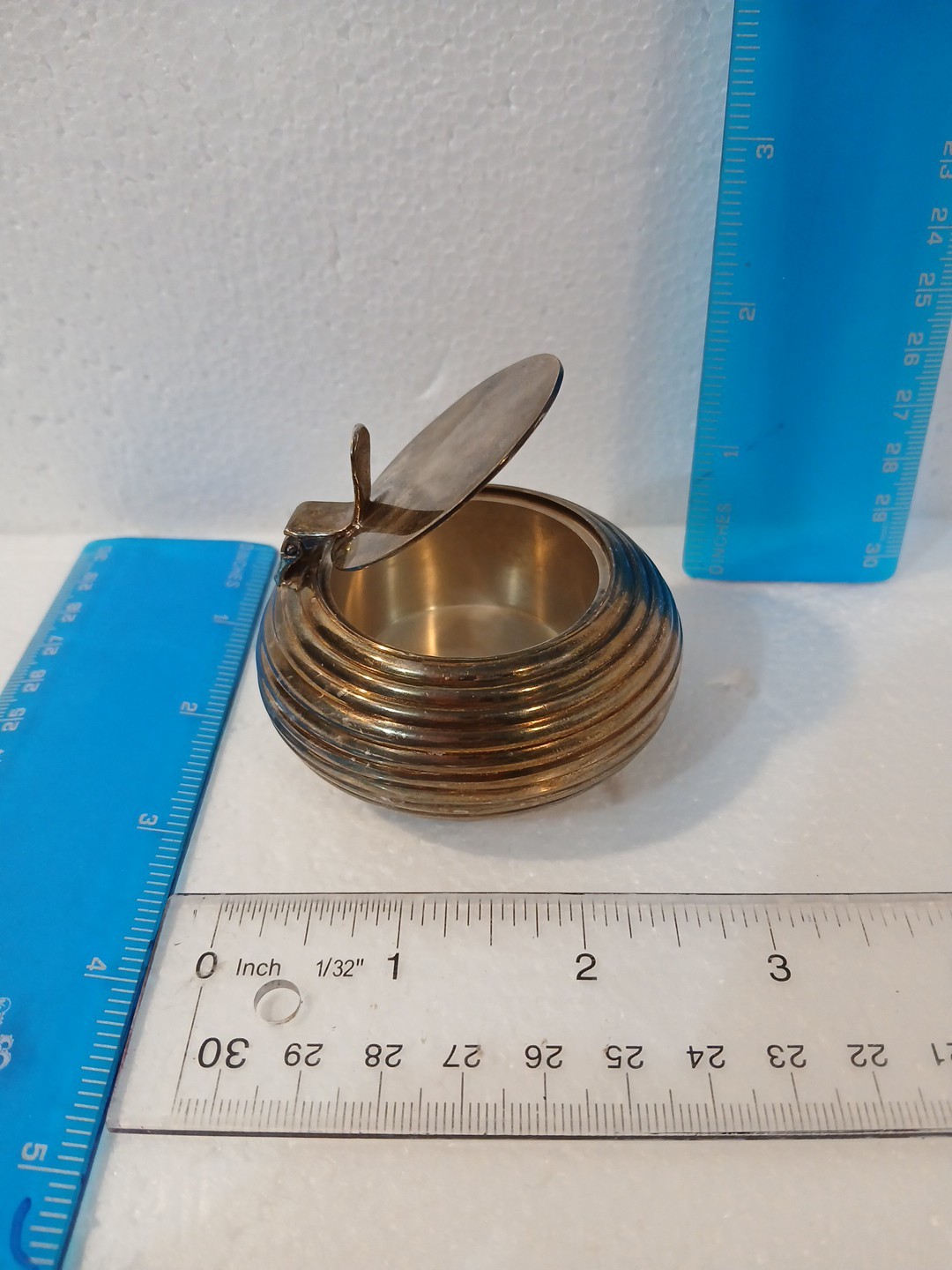 Hosley Int&rsquo;l Silver Plated Candle Holder, Vintage