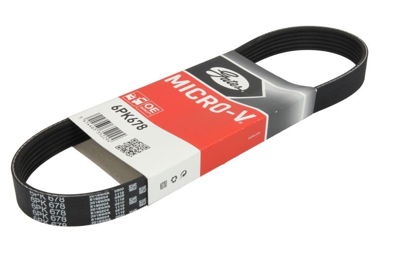 Gates Micro-V V-Ribbed Belt - 6PK678 - Fits Nissan - Equivalent to OE Quality - Image 15