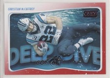 2020 Score Deep Dive Red Christian McCaffrey #DD-CM 0g7