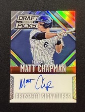 MATT CHAPMAN RC 2014 Prizm Perennial Draft Picks Prospect Signatures Silver Auto