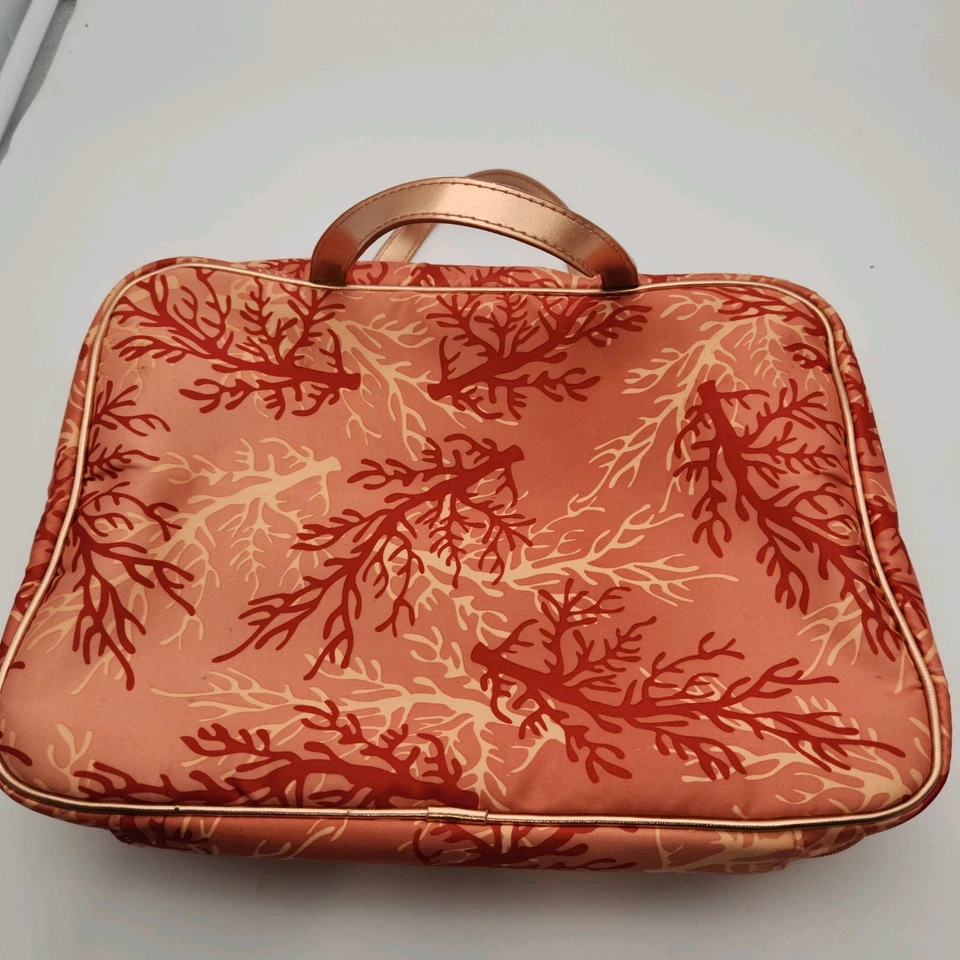 Bath and Body Works Vintage Travel Toiletry Cosmetic Bag Embroidered Sequined - Image 2 of 4