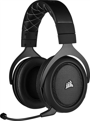 Corsair HS70 Pro 7.1 Wireless Over-Ear Gaming Headset - Carbon Grade ''Gut'' Gebraucht