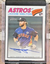2026 Topps Heritage Real One Auto Jacob Melton #ROA-JME RC SP