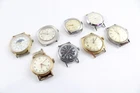 Vintage Mechanical Watch Heads Rotary Timex SPARES/REPAIRS x 8