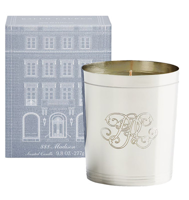 NWT Rare Ralph Lauren Lux Madison Ave VIP Client Exclusive LG Silver Candle x2