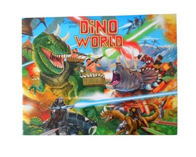 DINOWORLD Kreativbuch mit vielen Stickers von Depesche #8478_A