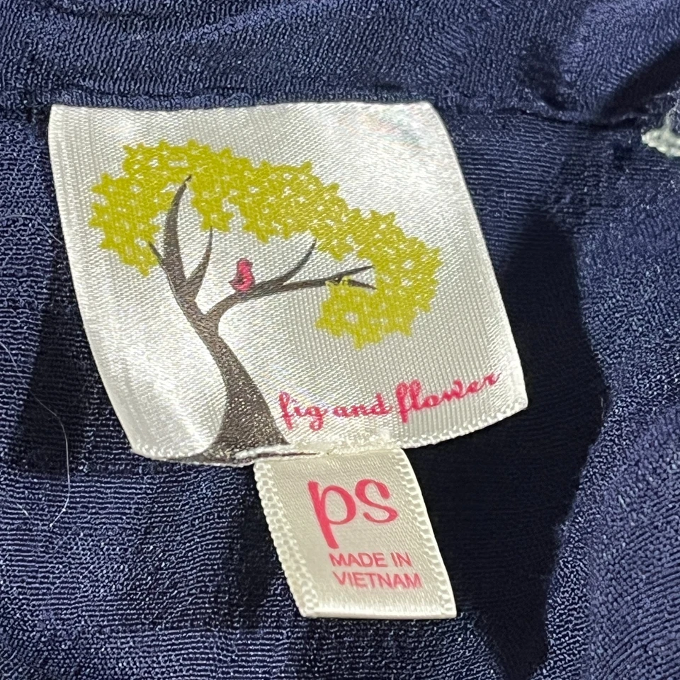 Vestido Hig & Flower Pequeño Floral Bordado con Botones Maxi Boho Hippie Foto 4 de 4