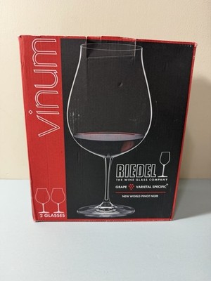 Riedel Vinum Pinot Noir Red Wine Glasses Set of 2 - BRAND NEW!