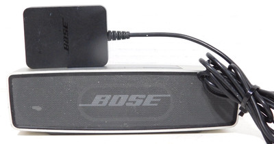 Bose SoundLink Mini Portable Bluetooth Speaker - Silver w Bose AC Adapter